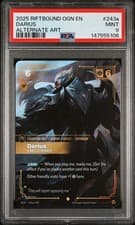 2025 RIFTBOUND: LEAGUE OF LEGENDS OGN-ORIGINS #243A DARIUS - EXECUTIONER PSA 9