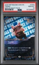 2025 RIFTBOUND ORIGINS NEXUS NIGHT PROMO #197B TEEMO - SCOUT GG EZ PSA 10