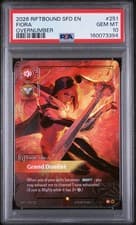 2026 RIFTBOUND: SFD-OVERNUMBER #251 FIORA - GRAND DUELIST PSA 10