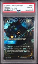 2025 RIFTBOUND: LEAGUE OF LEGENDS OGN-ORIGINS #121A TEEMO - STRATEGIST PSA 10