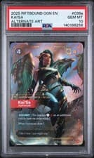 2025 RIFTBOUND: LEAGUE OF LEGENDS OGN-ORIGINS #039a KAI'SA ALTERNATE ART PSA 10