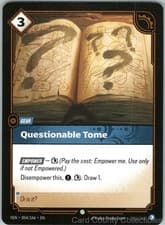 QUESTIONABLE TOME 054/166 RIFTBOUND NM/M