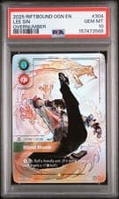 2025 RIFTBOUND: LEAGUE OF LEGENDS OGN-ORIGINS #304 LEE SIN - BLIND MONK PSA 10