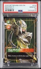 2025 RIFTBOUND: LEAGUE OF LEGENDS PRIZEWALL #019 MASTER YI WUJU BLADESMAN PSA 10