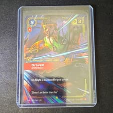 Riftbound Draven OVERNUMBERED 172/166 ENGLISH