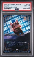 2025 RIFTBOUND:NEXUS NIGHT GG EZ OGN-ORIGINS #197B TEEMO - SCOUT PSA 10