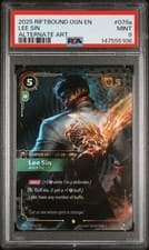 2025 RIFTBOUND: LEAGUE OF LEGENDS OGN-ORIGINS #078A LEE SIN - ASCETIC PSA 9