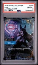 2025 RIFTBOUND: LEAGUE OF LEGENDS OGN-ORIGINS #119A AHRI - INQUISITIVE PSA 10