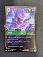 Riftbound TCG - Akali, Silent (Alternate Art) 038a/166 FAST SHIP