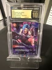 RIFTBOUND: LEAGUE OF LEGENDS ORIGINS #301* JINX LOOSE CANNON Signature CGC 10