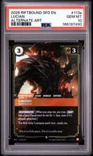 2026 RIFTBOUND: LOL SFD-SPIRITFORGED ALTERNATE ART LUCIAN - MERCILESS PSA 10