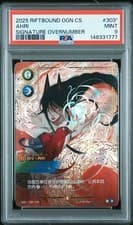 2025 RIFTBOUND: SIMPLIFIED CHINESE-ORIGINS #303* AHRI SIGNATURE OVERNUMBER PSA 9