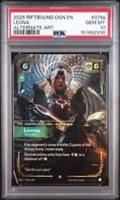 2025 RIFTBOUND: LEAGUE OF LEGENDS OGN-ORIGINS #079A LEONA - ZEALOT PSA 10