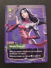 SPD 195/221 Irelia Blade Dancer Prize Wall Metal Card Riftbound TCG English