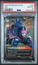 2026 RIFTBOUND METAL PRIZEWALL #193 JAX - GRANDMASTER AT ARMS PSA 10 Gem Mint