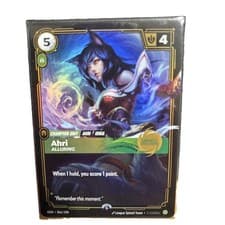 🔥Riftbound Ahri Alluring Launch Promo Foil OGN 066/298 League of Legends Engl