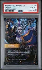 2026 RIFTBOUND:SPIRITFORGED EN SFD 236/221 DARIUS EXECUTIONER OVERNUMBER PSA 10