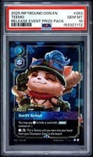 2025 RIFTBOUND: LEAGUE OF LEGENDS OGN-ORIGINS #263 TEEMO - SWIFT SCOUT PSA 10