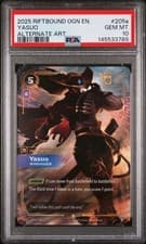2025 RIFTBOUND: LEAGUE OF LEGENDS OGN-ORIGINS #205a YASUO ALTERNATE ART PSA 10