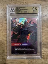 Riftbound Master of Shadows Zed 191*/166 EN Foil SIGNATURE | Vendetta BGS 9.5