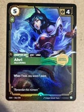 Ahri - Alluring (Launch Exclusive) - Riftbound Promo Card (PR) NM