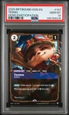 2025 Riftbound Origins Teemo Demo Participation #197 PSA 10 GEM MINT