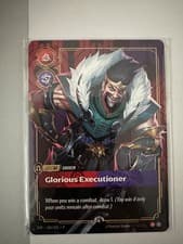 Mint METAL Card Draven - Glorious Executioner Prize Wall Exclusive Riftbound TCG