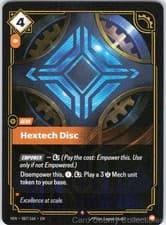 HEXTECH DISC 087/166 RIFTBOUND FOIL NM/M
