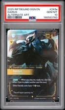2025 RIFTBOUND: LEAGUE OF LEGENDS OGN-ORIGINS #243A DARIUS - EXECUTIONER PSA 10