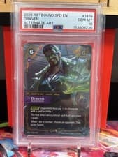 Draven (Alternate Art) (148a/221) Spiritforged Riftbound Card PSA 10