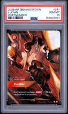 2026 RIFTBOUND: LEAGUE OF LEGENDS SFD-SPIRITFORGED #241 LUCIAN - PURIFIER PSA 10