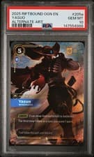 2025 RIFTBOUND: LEAGUE OF LEGENDS OGN-ORIGINS #205A YASUO - WINDRIDER PSA 10
