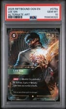 2025 RIFTBOUND: LEAGUE OF LEGENDS OGN-ORIGINS #078A LEE SIN - ASCETIC PSA 10