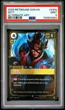 2025 RIFTBOUND: LEAGUE OF LEGENDS OGN-ORIGINS ALTERNATE ART SETT - KINGPIN PSA 9