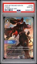 2025 RIFTBOUND: LEAGUE OF LEGENDS OGN-ORIGINS #205A YASUO - WINDRIDER PSA 10