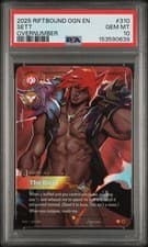 Sett Overnumber Riftbound: League Of Legends Ogn-Origins 310 NM PSA 10