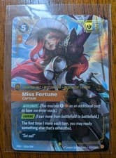Riftbound Origins OGN Foil Miss Fortune Captain Alternate Art Showcase 162a/298