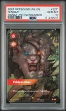 2026 RIFTBOUND: LEAGUE OF LEGENDS UNL-UNLEASHED RENGAR - PRIDESTALKER PSA 10