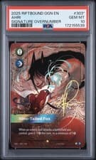 RIFTBOUND 2025 AHRI SIGNATURE OVERNUMBER ORIGINS OGN EN #303* PSA 10