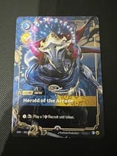 Viktor Herald Of The Arcane | Metal Prizewall Card | Riftbound League Of Legends