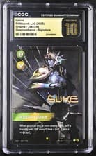 CGC PRISTINE 10! LEONA SIGNATURE OVERNUMBER - RIFTBOUND ORIGINS # 306* / 298