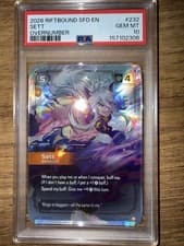 Riftbound 2026 SFD 232 Sett - Brawler Foil Overnumber - PSA 10
