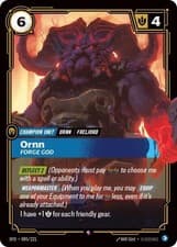Ornn, Forge God 085/221 Spiritforged Foil Riftbound: League of Legends