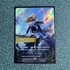 Nexus Night Promo Lux, Crownguard Hologram Trading Card 14/24 (2025) Riftbound