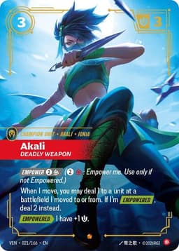 Akali, Deadly Weapon